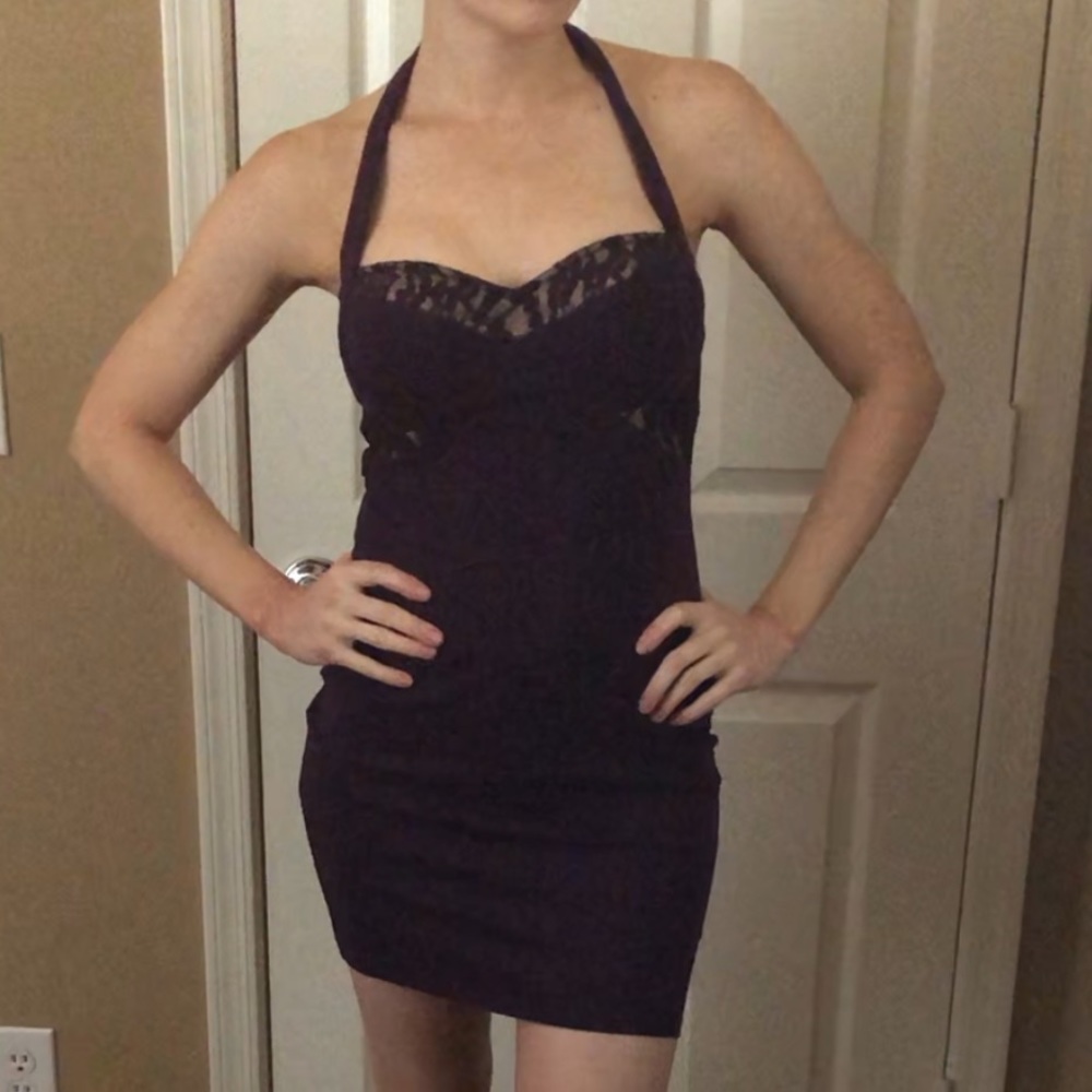 Lace bustier dress